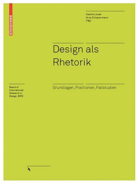 Book cover image for Design als Rhetorik ISBN: 9783764383459